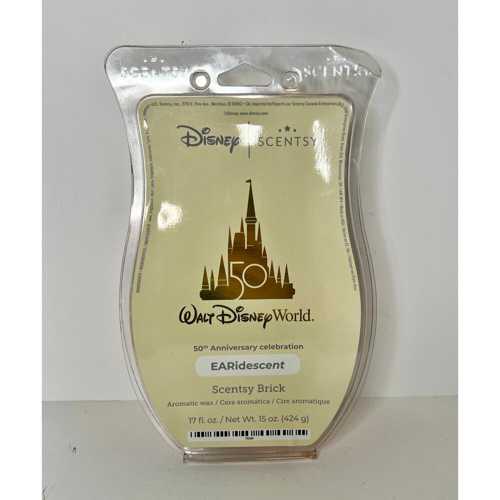 **NEW** Scentsy Disney 50th Anniversary “Earidescent” Large wax brick